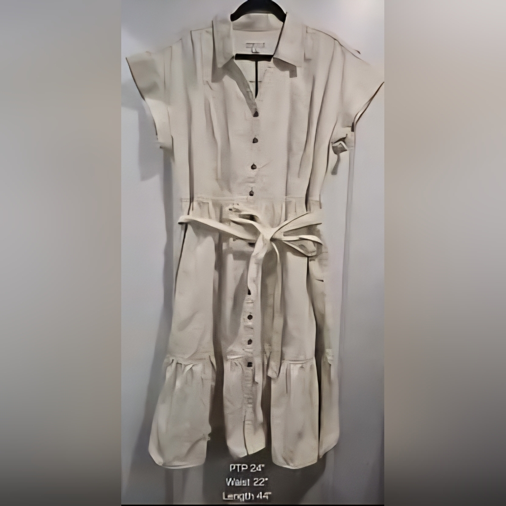 Safari Belted Midi Dress